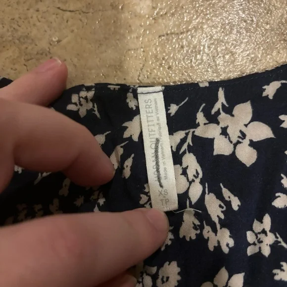 Urban outfitters floral faux wrap dress size XS - Picture 2 of 2